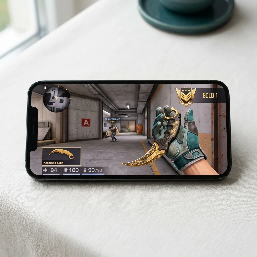 Аккаунт Standoff 2 Gold с редким ножом и перчатками
