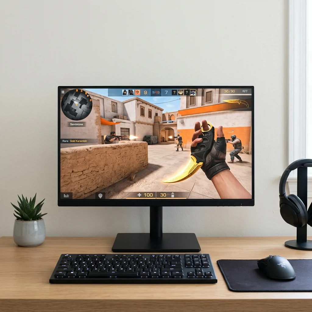 Игрок с редким скином в матче Standoff 2