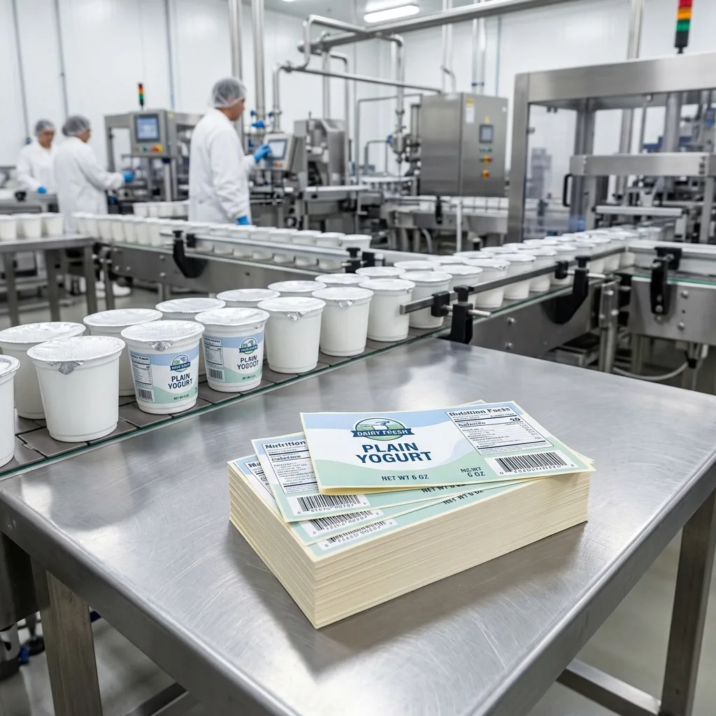 Этикетки на молочной продукции