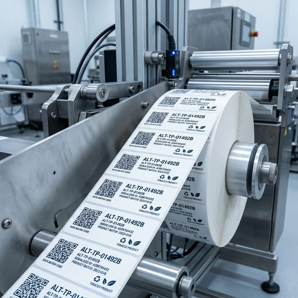 Этикетки для альтернативной табачной продукции с Data Matrix