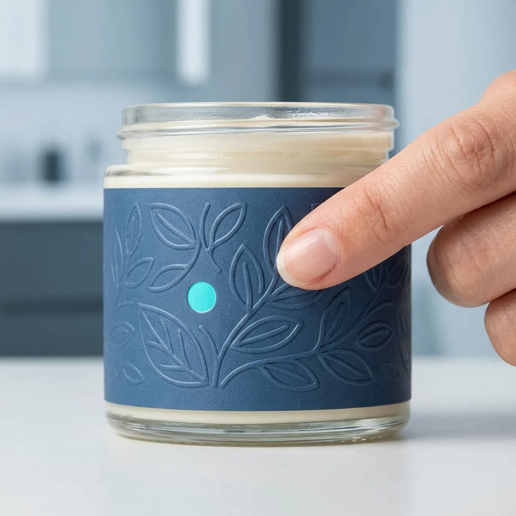 Премиальная этикетка с тиснением и soft-touch покрытием